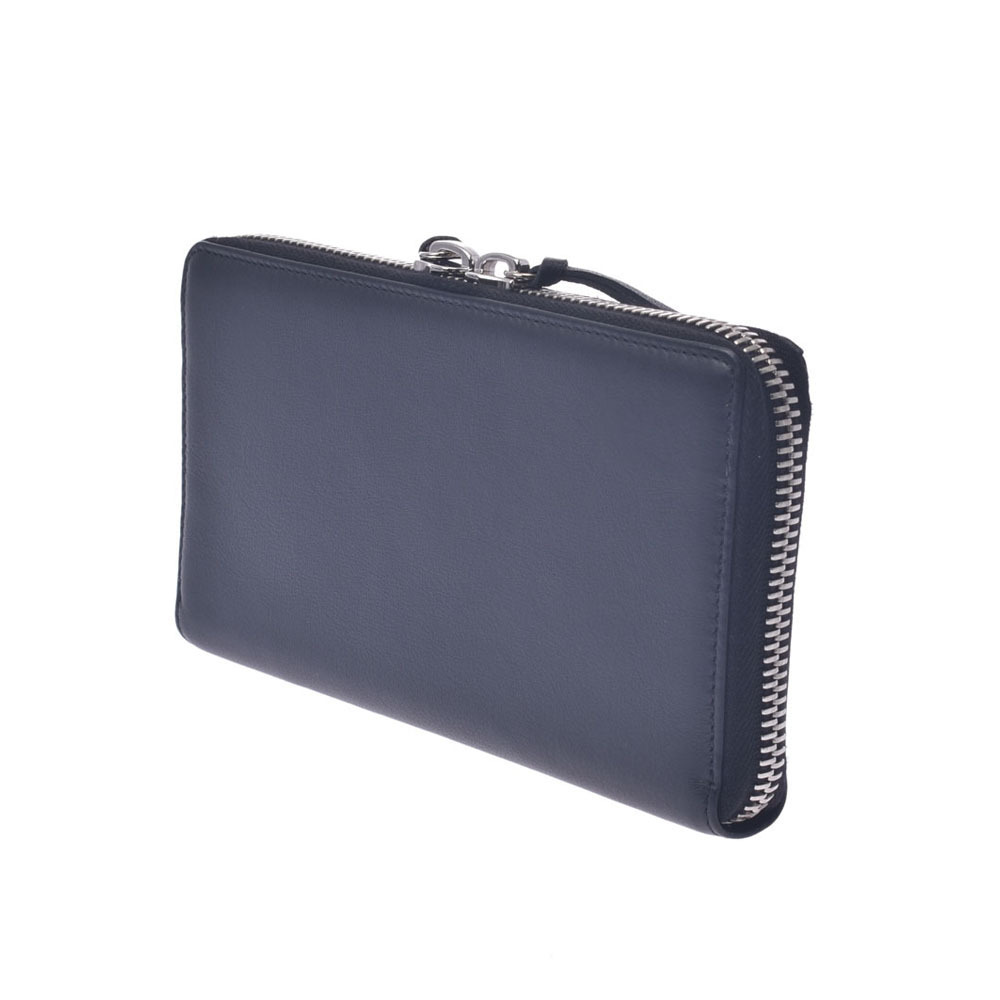 Balenciaga Paper Calfskin Continental Wallet Zip Long Black